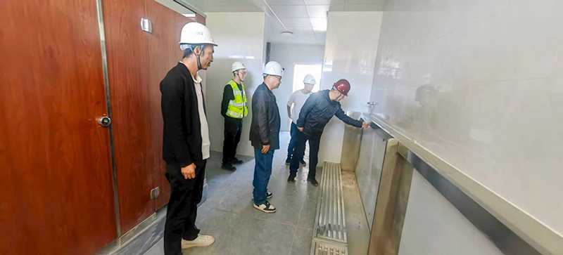 鄭州市建設(shè)投資集團(tuán)有限公司 第六十七高級(jí)中學(xué)項(xiàng)目部國慶、中秋安全生產(chǎn)檢查簡報(bào)